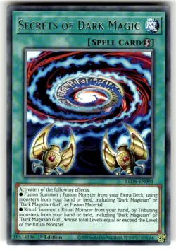 Yugioh Secrets of Dark Magic LED6-EN004 Rare 1st Edition Near Mint NM - Image 1