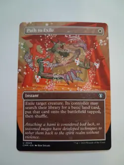 Path to Exile Borderless NM Magic the Gathering Commander Masters MTG - Image 1