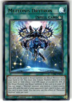 Meteonis Drytron GEIM-EN032 Genesis Impact 1st Edition Ultra Rare NM Yugioh - Image 1