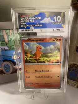 Pokemon Charmander 151 Stamped EB Games Promo ACE Perfect 10 Mint 🐸 - Image 1