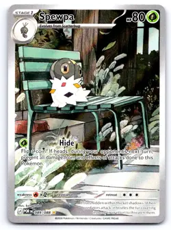 Pokemon Spewpa ME03: Perfect Order POR Holo 089/088 NM Illustration Rare - Image 1
