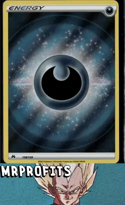 Dark Energy 158/159 Holo Textured Crown Zenith Pokemon TCG Pack Fresh Mint - Image 1
