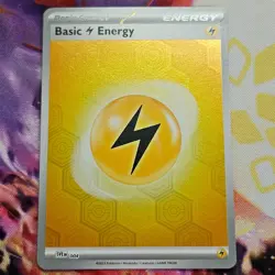 Lightning Energy Reverse Holo Shrouded Fable SVE 004 NM Pokemon TCG - Image 1
