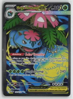 Mega Venusaur ex 155/132 Ultra Rare Mega Evolution Pokemon NM - Image 1