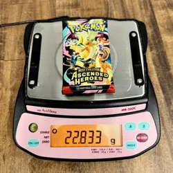 VERY HEAVY! 22.83g Pokemon TCG Ascended Heroes Booster Pack (SEALED) GOD PACKU! - Image 1