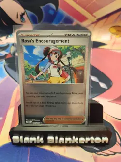 Pokemon TCG Rosa's Encouragement 084/088 ME03 Perfect Order Reverse Holo - Image 1