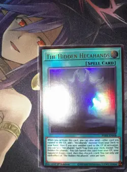 Yu-Gi-Oh! The Hidden Hecahands Ultra Rare (PHRE-EN008) 1st Edition Near Mint - Image 1