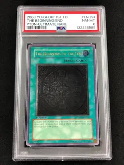 Yugioh 2008 The Beginning Of The End 1st PTDN-EN053 PSA 8 Ultimate Rare - Image 1