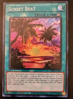 Sunset Beat PHNI-EN086 1st Edition Super Rare Phantom Nightmare Yu-Gi-Oh! TCG - Image 1