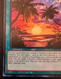 Sunset Beat PHNI-EN086 1st Edition Super Rare Phantom Nightmare Yu-Gi-Oh! TCG - Image 4
