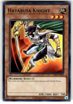 Yugioh! Hayabusa Knight - PSV-EN086 - Rare - Unlimited 25th Anniversary Ed NM - Image 1