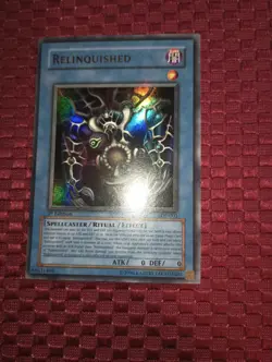 YuGiOh RELINQUISHED / GRACEFUL CHARTY / GRYPHON WING (ALL 1ST EDITION) SDP-001 - Image 2