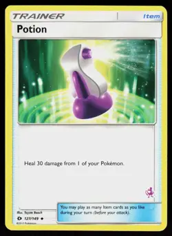Battle Academy Potion #127/149 POKEMON CARD Promo,MEWTWO STAMP - Image 1