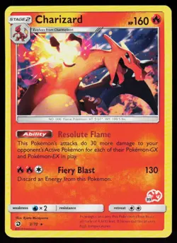 Battle Academy Charizard #003/070 POKEMON CARD Promo,CHARIZARD STAMP - Image 1