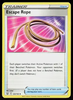 SWSH05: Battle Styles Escape Rope #125/163 POKEMON CARD Uncommon - Image 1