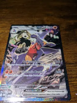Pokemon Cynthia's Garchomp Ex 232/182 Full Art Holo Sv10 Destined Rivals - Image 3