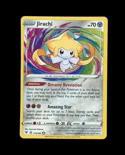 2020 Pokemon VIVID VOLTAGE JIRACHI HOLO 119/185! NM - - Image 1