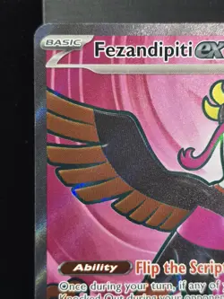 Pokemon Fezandipiti ex 084/064 Ultra Rare Full Art Holo Shrouded Fable Near Mint - Image 5