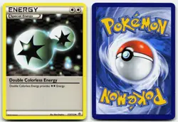 DOUBLE COLORLESS ENERGY 113/113 UNCOMMON LEGENDARY TREASURES POKEMON LP - Image 3