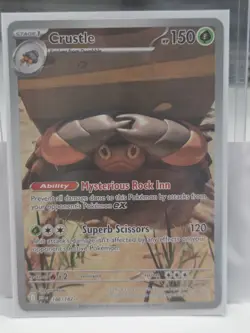 Crustle 186/182 Illustration Rare Destined Rivals Pokemon Near Mint - Image 1