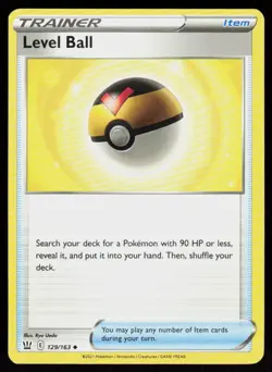 SWSH05: Battle Styles Level Ball #129/163 POKEMON CARD Uncommon - Image 1