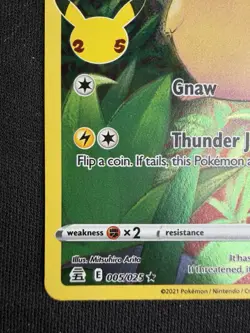 Pokemon TCG Pikachu Celebrations 005/025 Holo NM - Image 5