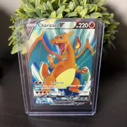 Pokemon Charizard V Full Art Holo 153/172 Brilliant Stars Ultra Rare 220 HP - Image 1