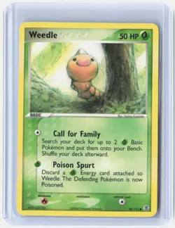 Weedle 86/112 Common FireRed & LeafGreen Pokemon Near Mint - Image 1