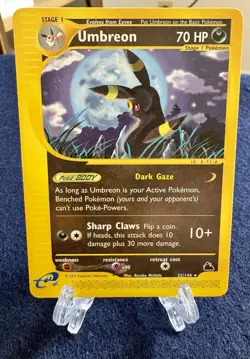 2003 Pokemon Skyridge #32/144 Umbreon Rare NM/VLP - Image 1