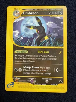 2003 Pokemon Skyridge #32/144 Umbreon Rare NM/VLP - Image 2