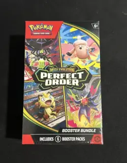 Pokemon TCG Mega Evolution Perfect Order Booster Bundle New Sealed In Hand - Image 1