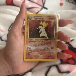 2000 Pokemon Typhlosion Holo Neo Genesis Holo 18/111 💫SWIRL💫 LP/MP - Image 1