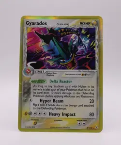 Gyarados (Delta Species) 8/110 Holon Phantoms Holo Pokemon TCG 2005 *DAMAGED* - Image 1