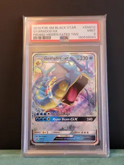 Pokemon TCG: 2019 Gyarados GX SM212 Sun & Moon Holo PSA 9 - Image 1