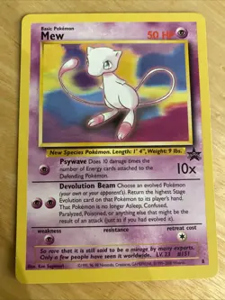 Pokemon TCG Mew Black Star Movie Promo #8 - Image 1