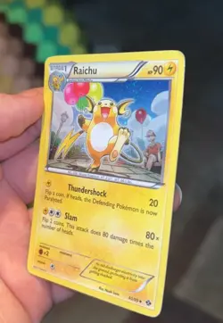 Pokemon Raichu Cosmos Holo Rare Next Destinies 40/99 Stage 1 90HP English 2012 - Image 2