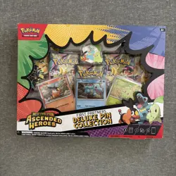 Pokemon Ascended Heroes First Partner Deluxe Pin Collection Sealed IN HAND - Image 1