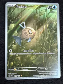 Feebas 198/191 (Illustration Rare) Sv08: Surging Sparks Holo - Image 1