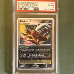Pokemon Darkrai LV.X DP19 Diamond & Pearl Black Star Promo Holo PSA 6 - Image 1
