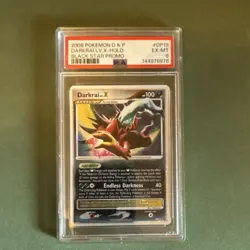 Pokemon Darkrai LV.X DP19 Diamond & Pearl Black Star Promo Holo PSA 6 - Image 2