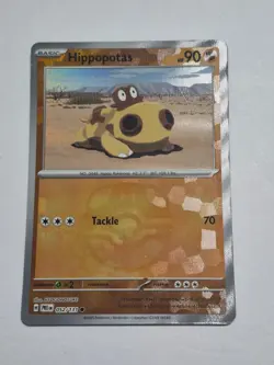Hippopotas (Master Ball Pattern) 052/131 SV: Prismatic Evolutions Pokemon NM - Image 1