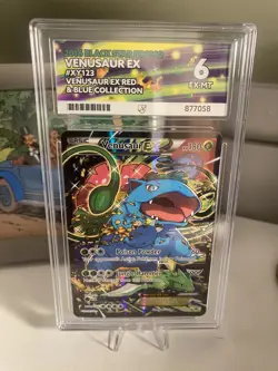 Pokemon Venusaur EX XY123 Black Star Promo Red & Blue Collection ACE 6 🐸 - Image 1