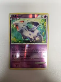 Pokemon TCG HS Triumphant, Nidoran 69/102 Common Reverse Holo MP - Image 1