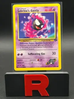 Pokemon TCG Sabrina's Gastly 96/132 + 97/132 Gym Challenge Vintage LP - Image 2