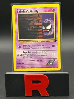 Pokemon TCG Sabrina's Gastly 96/132 + 97/132 Gym Challenge Vintage LP - Image 4