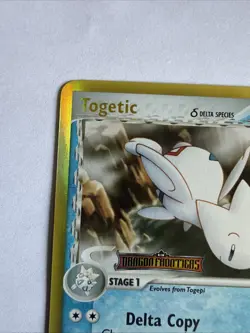Pokemon TCG Togetic EX Dragon Frontiers Stamped Reverse Holo 11/101, LP - Image 2
