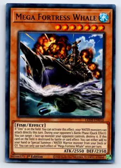 Mega Fortress Whale Ultra Rare Legendary Duelists: Duels From the Deep LED9-EN01 - Image 1