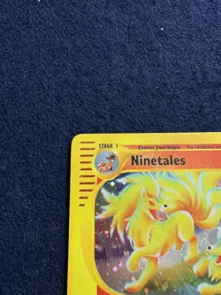 Pokemon Ninetales Aquapolis Holo Rare 2002 H19/H32 English Card ~ NEAR MINT ~ - Image 3