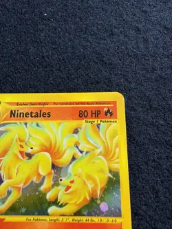 Pokemon Ninetales Aquapolis Holo Rare 2002 H19/H32 English Card ~ NEAR MINT ~ - Image 4