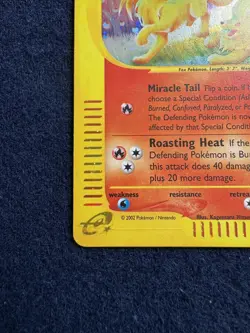 Pokemon Ninetales Aquapolis Holo Rare 2002 H19/H32 English Card ~ NEAR MINT ~ - Image 5
